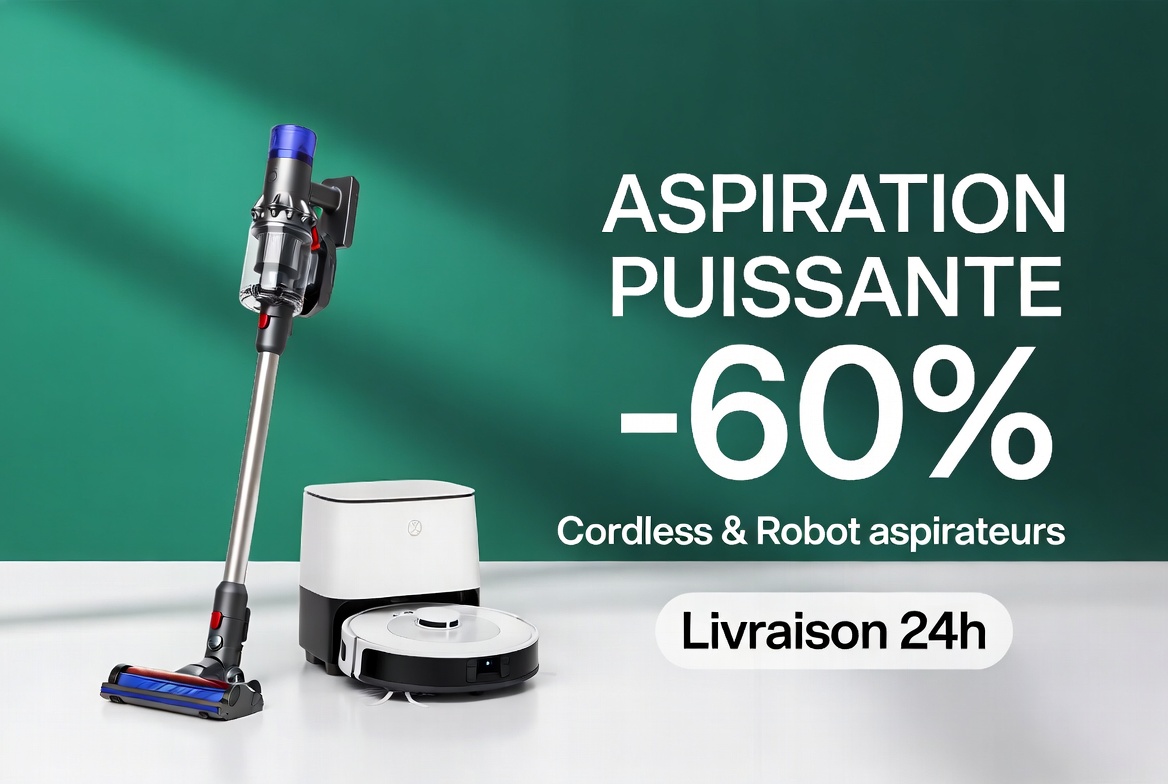 Aspirateurs -60%
