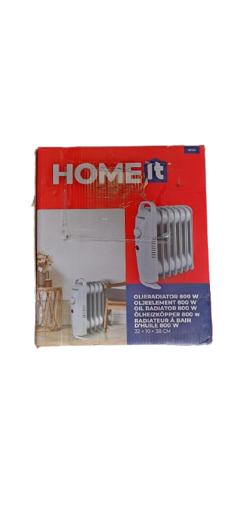 Radiateur à bain d'huile 800W 7 éléments compact