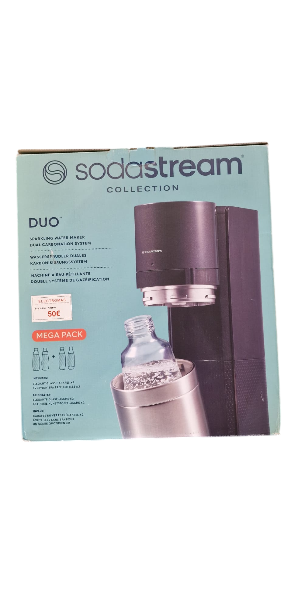 SodaStream DUO Machine à eau pétillante