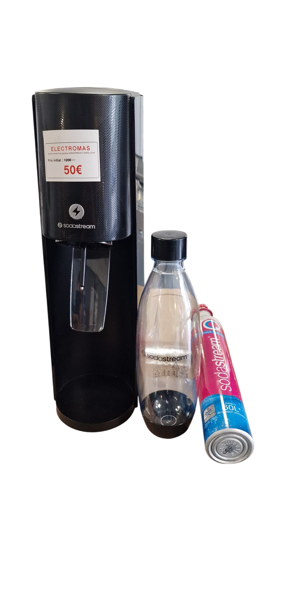 SodaStream E-TERRA Machine à eau pétillante ÉLECTRIQUE