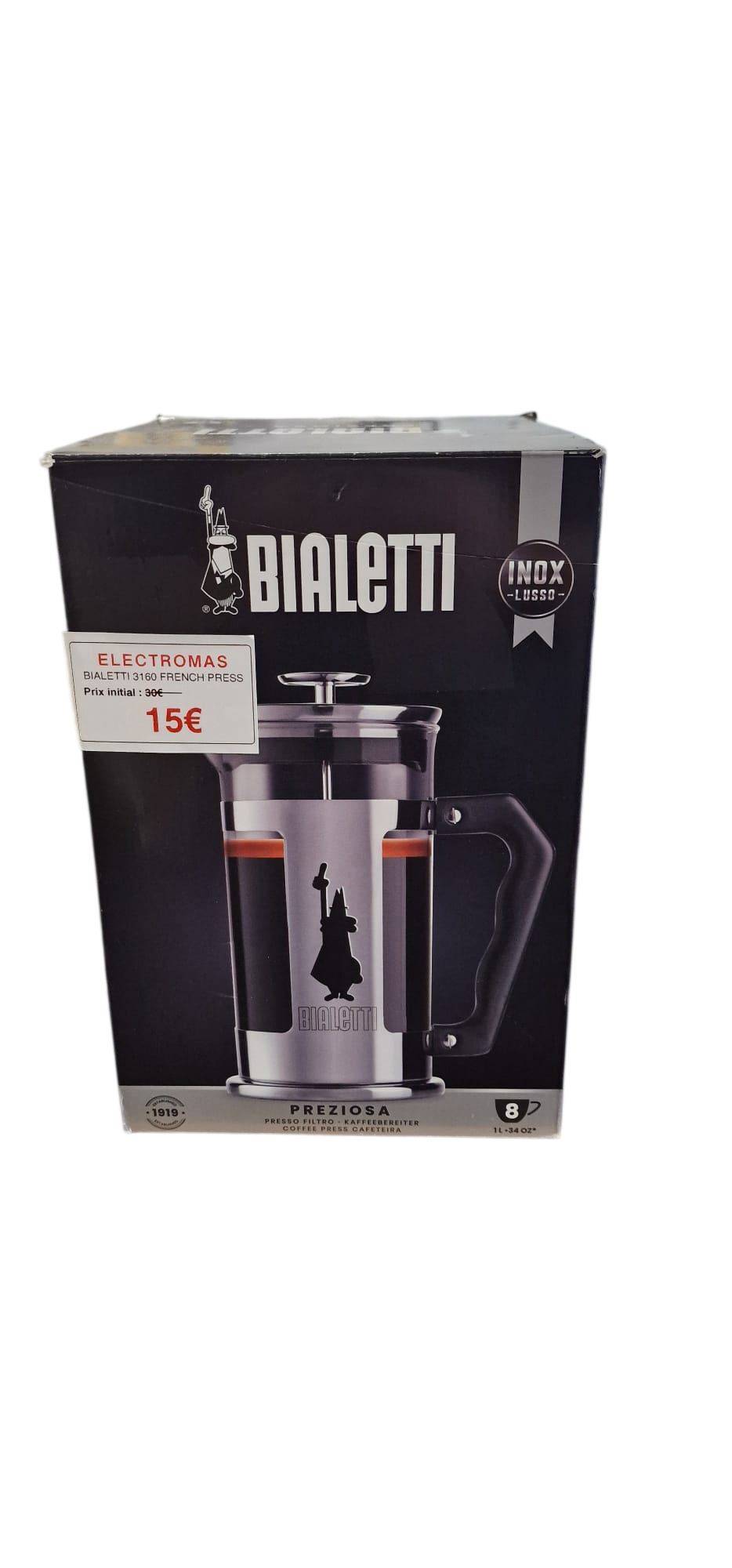 Bialetti Preziosa French Press 1L