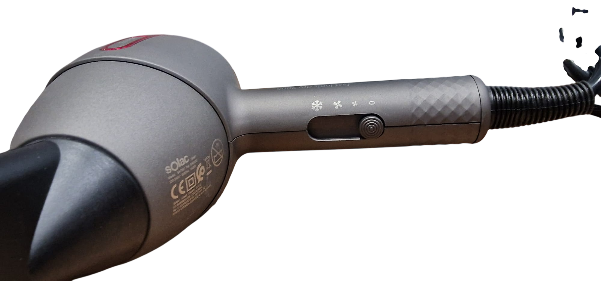 Sèche-cheveux ionique compact