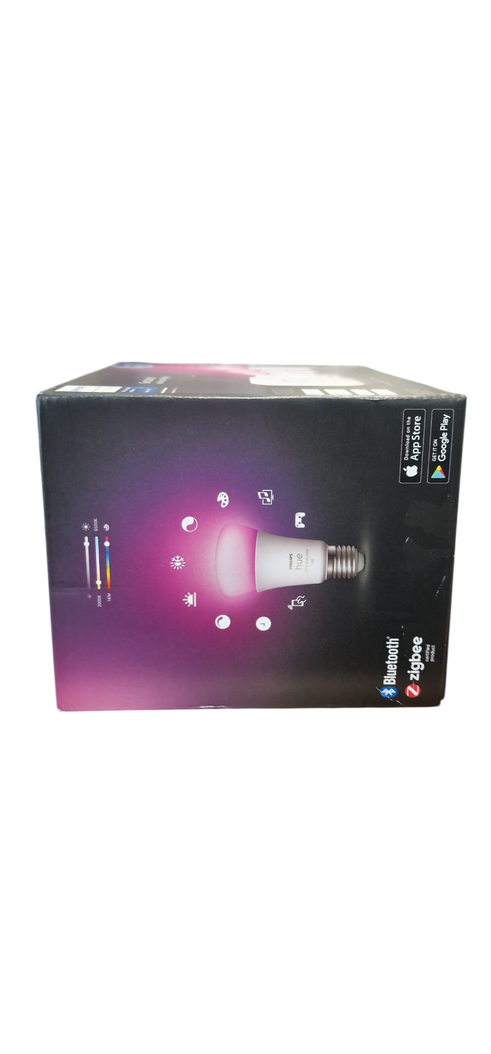 Philips Hue Starter Kit Éclairage E27 - 3 ampoules + Bridge + Dimmer