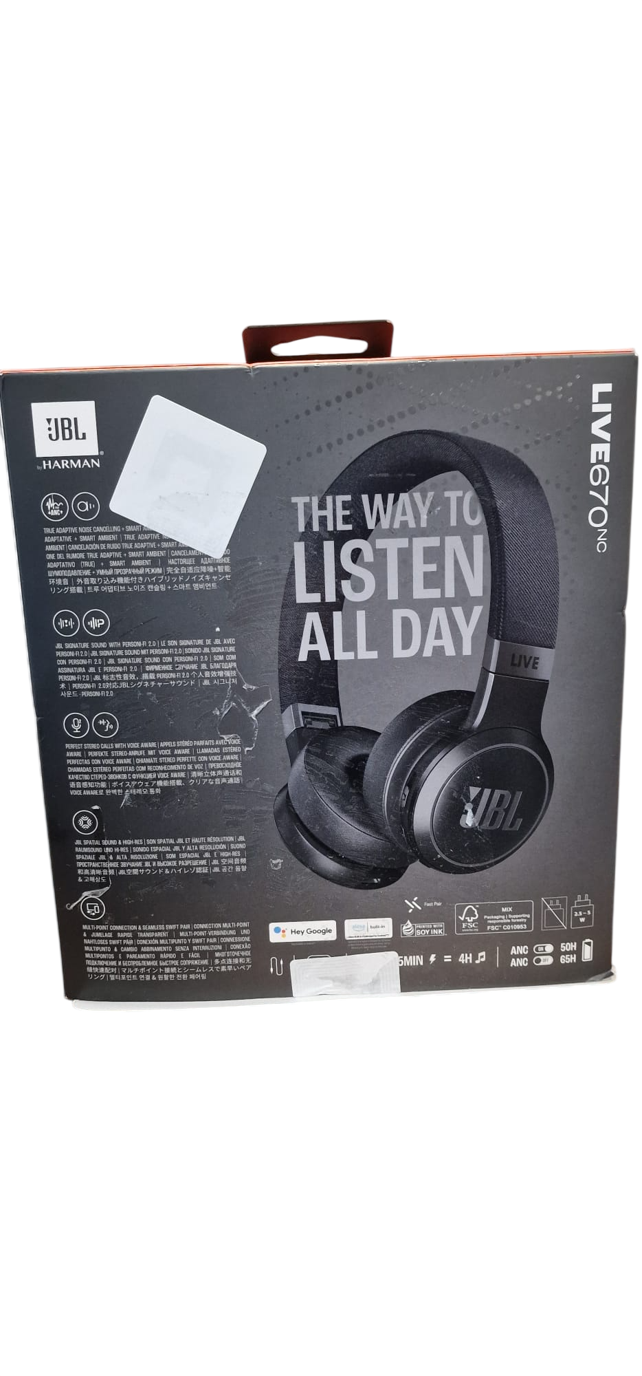 JBL Live 670NC Casque Audio