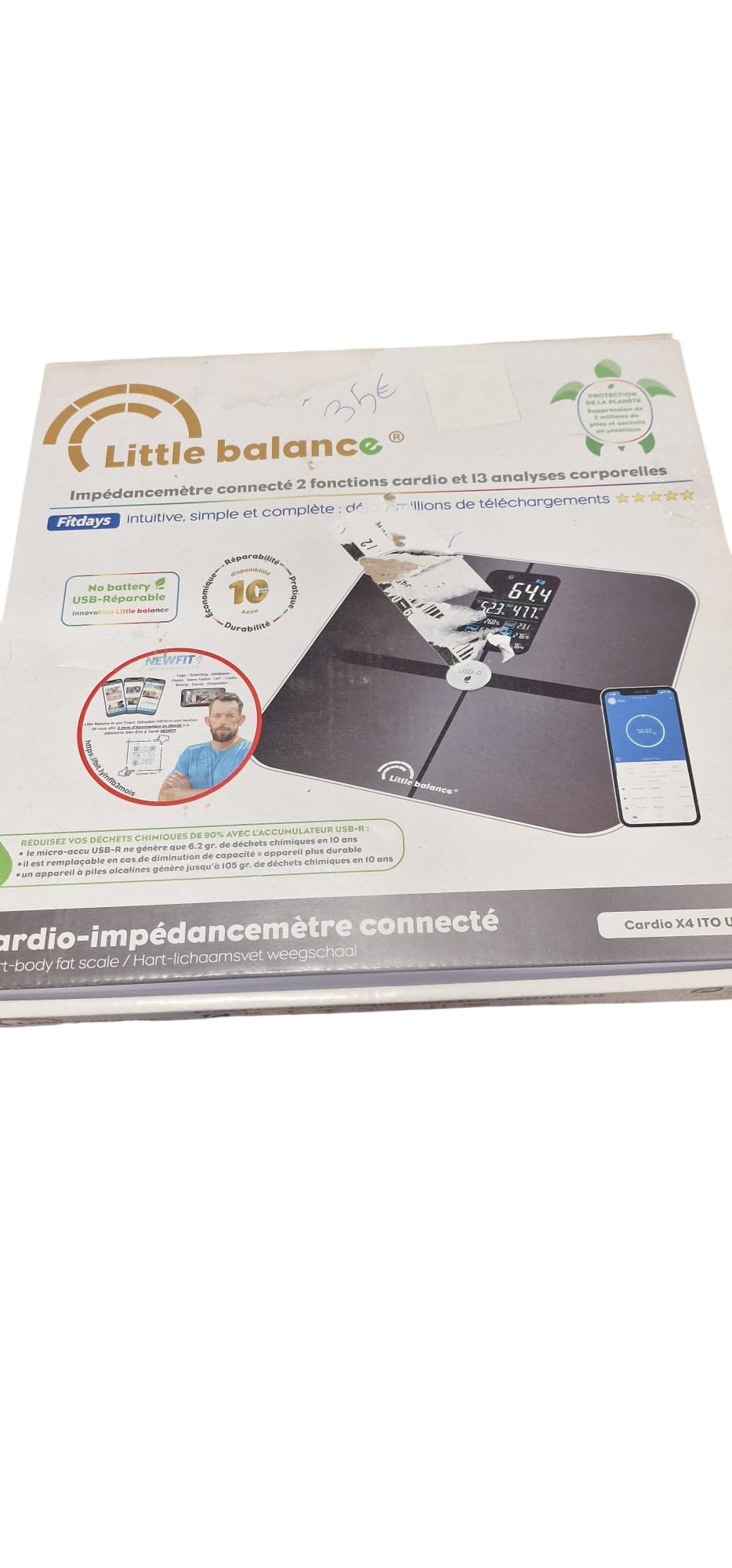 Little Balance Cardio X4 ITO USB-R - Pèse-personne impédancemètre connecté