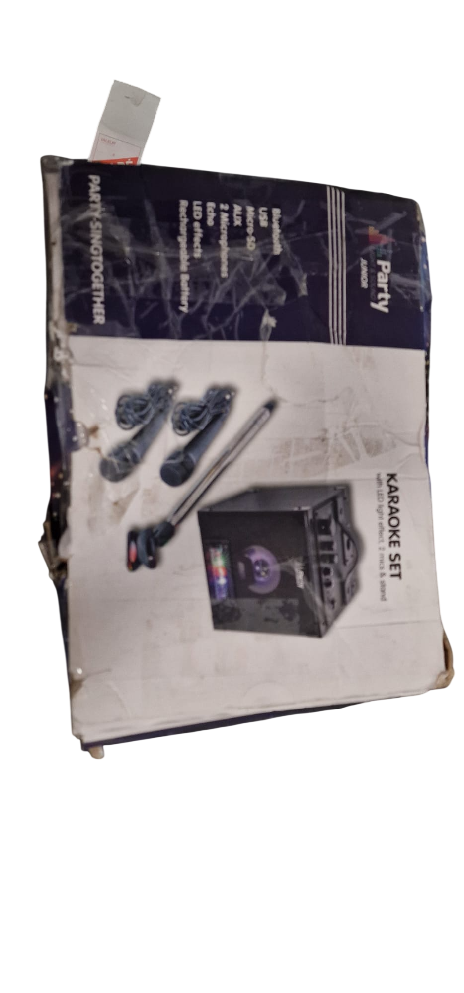 Générique Enceinte Karaoké Enfant 2 Micros + Pied