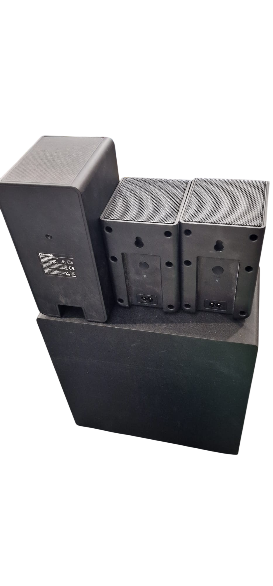 Système Home Cinéma - Caisson basses + 3 enceintes satellites (Générique) 5.1