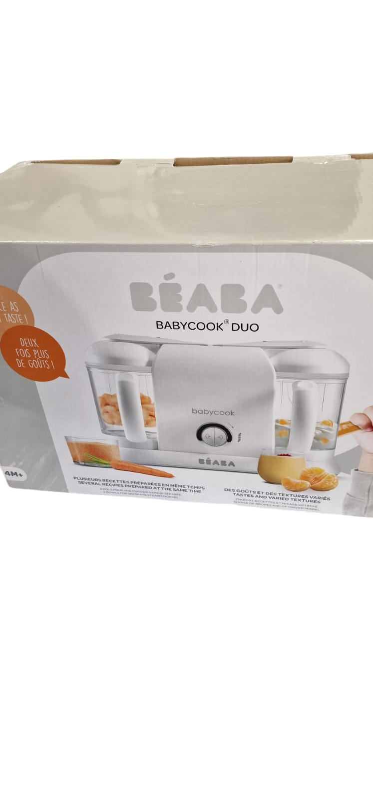 Beaba Baby Cook Duo White Silvère 912737 - Robot préparation bébé