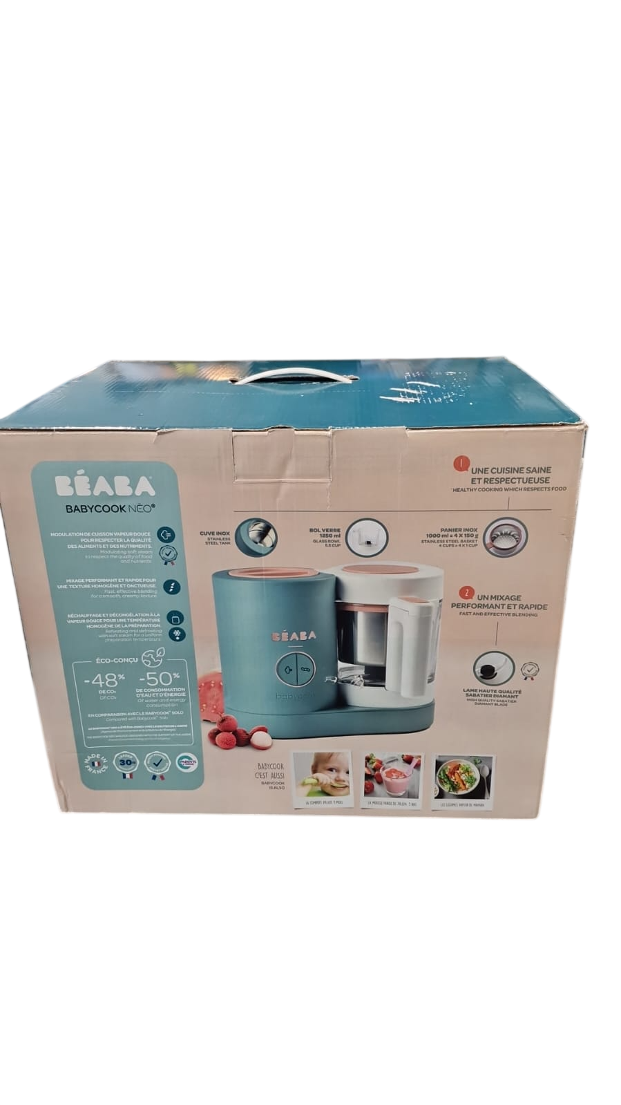 Beaba Babycook Néo Eucalyptus - Préparateur de nourriture pour bébé