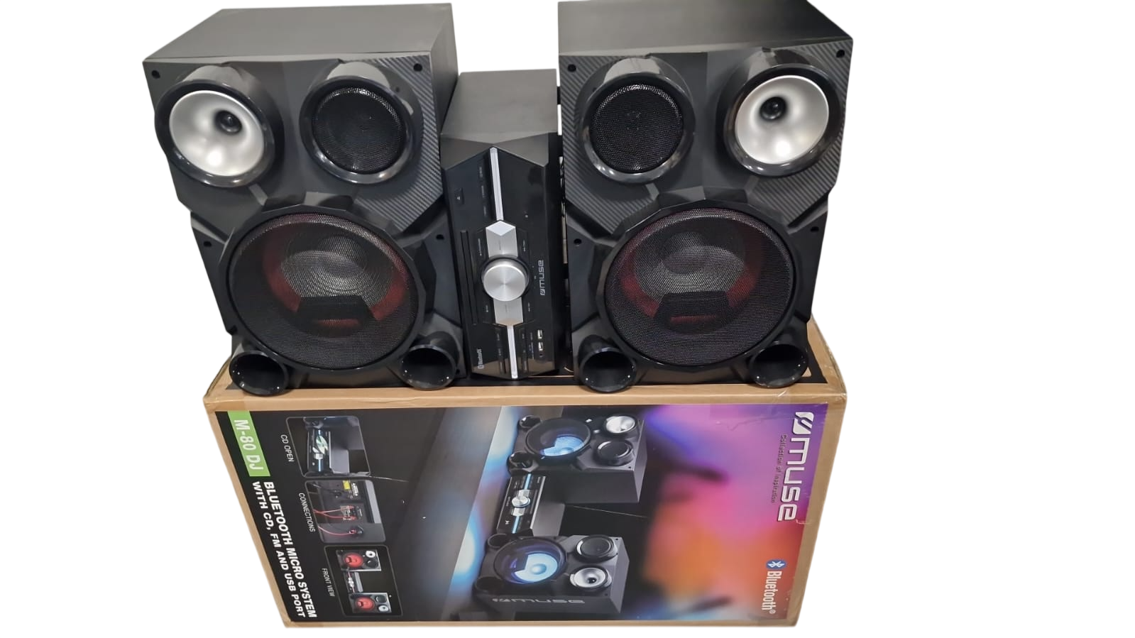 MUSE M80-DJ Microsystème CD/MP3 avec Bluetooth