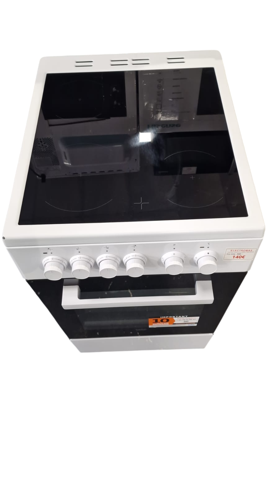 Beko FSS57000GW - Cuisinière Vitrocéramique