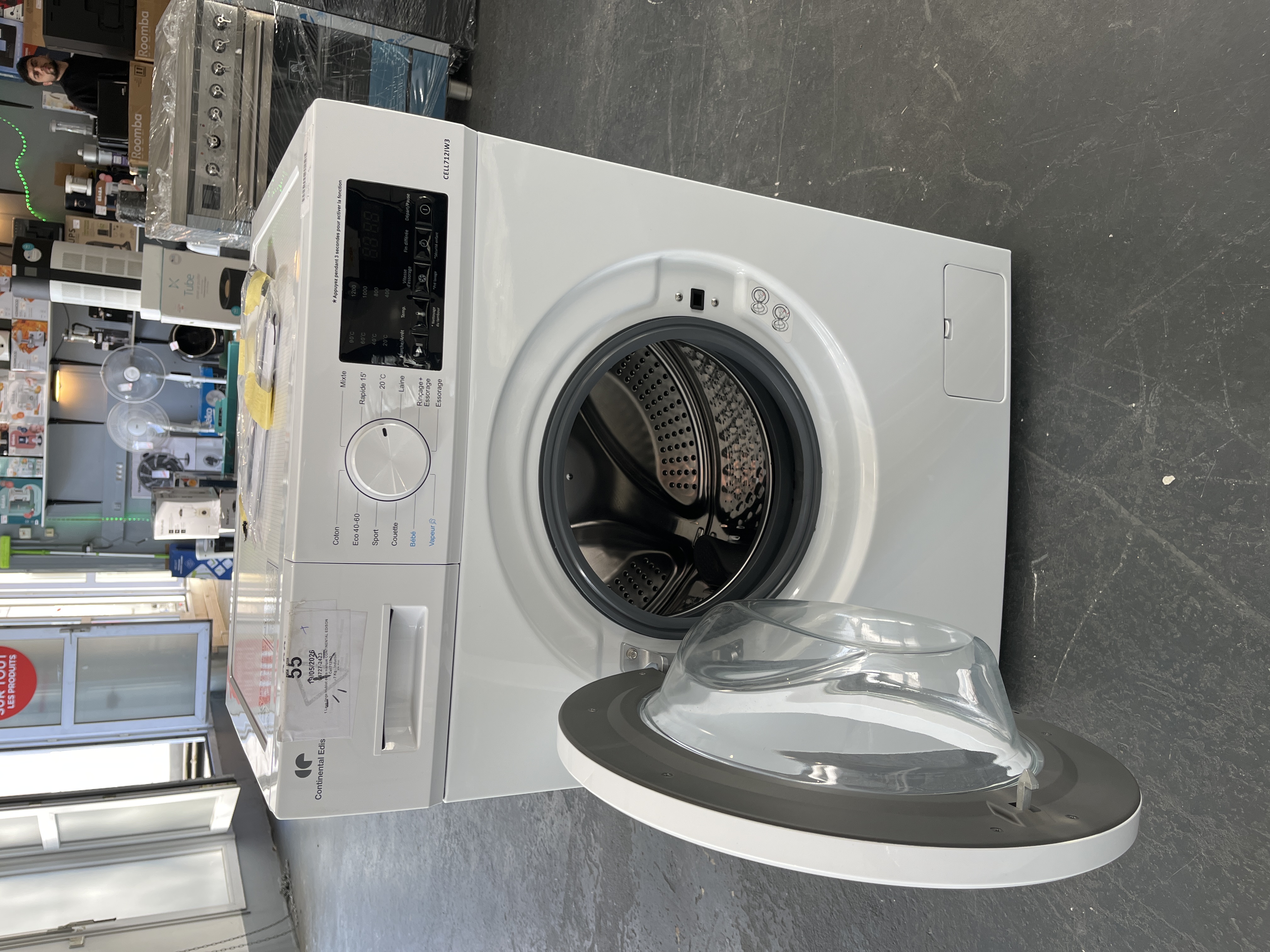 CONTINENTAL EDISON LAVE LINGE HUBLOT 7KG