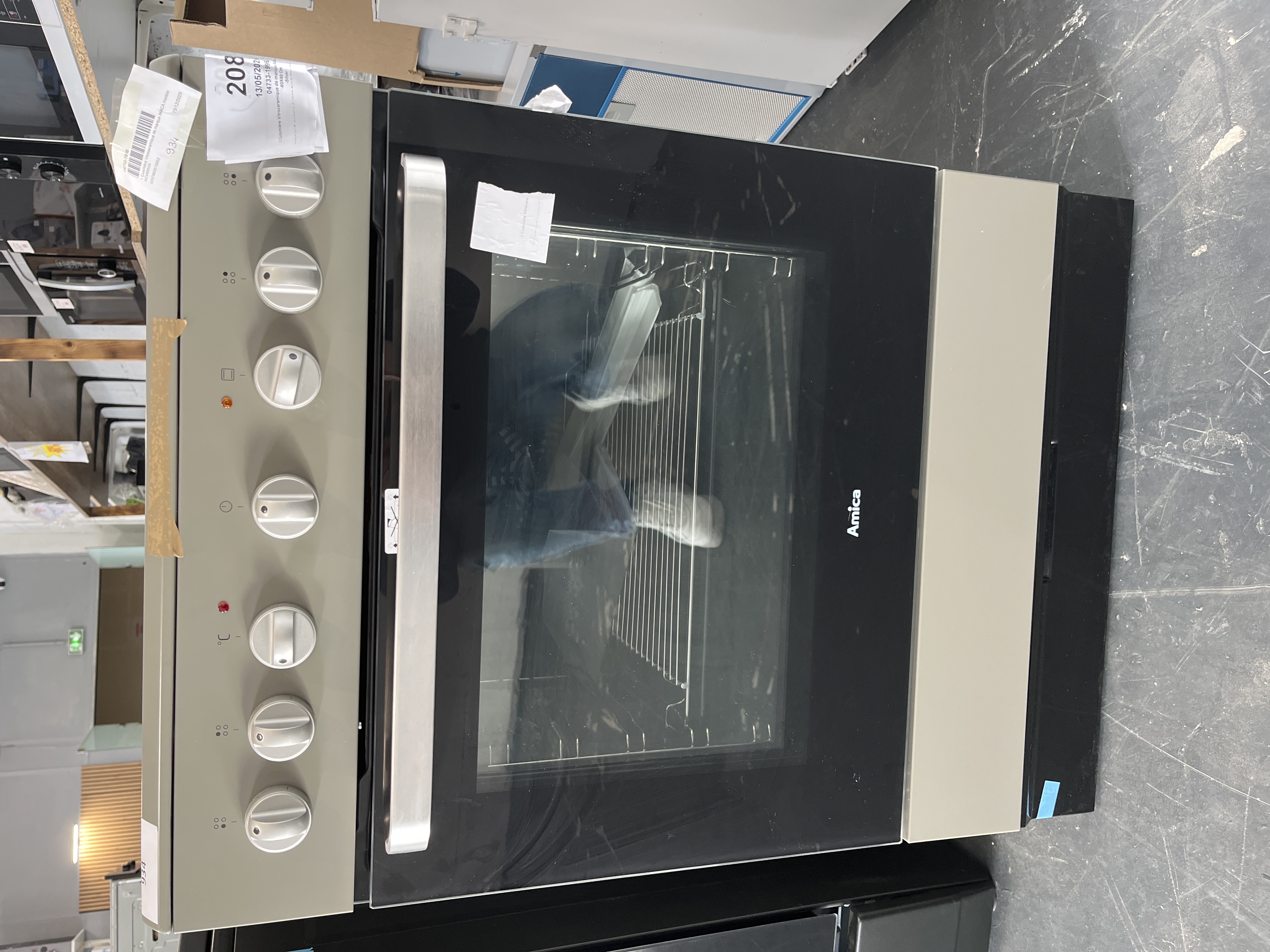 Amica ACV6003S - Cuisinière vitrocéramique