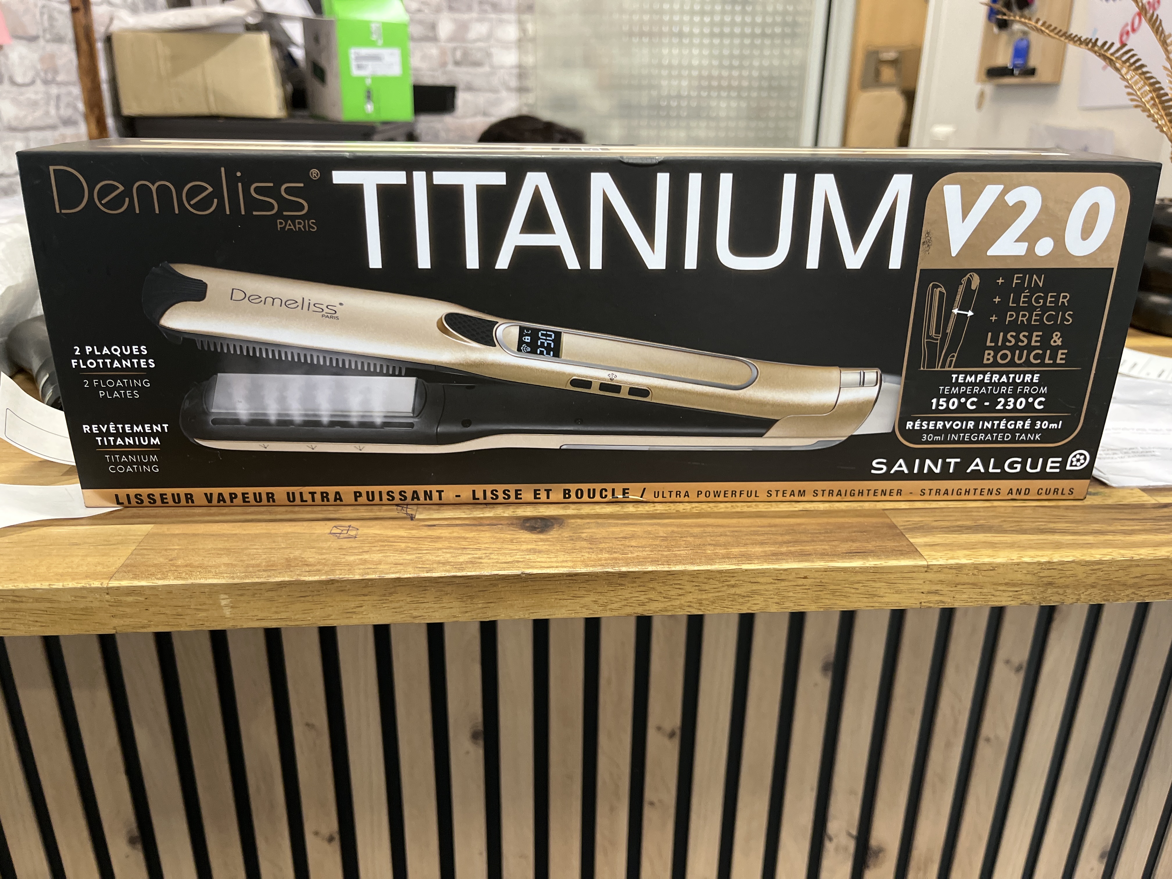 Demeliss Lisseur VAPEUR TITANIUM V2