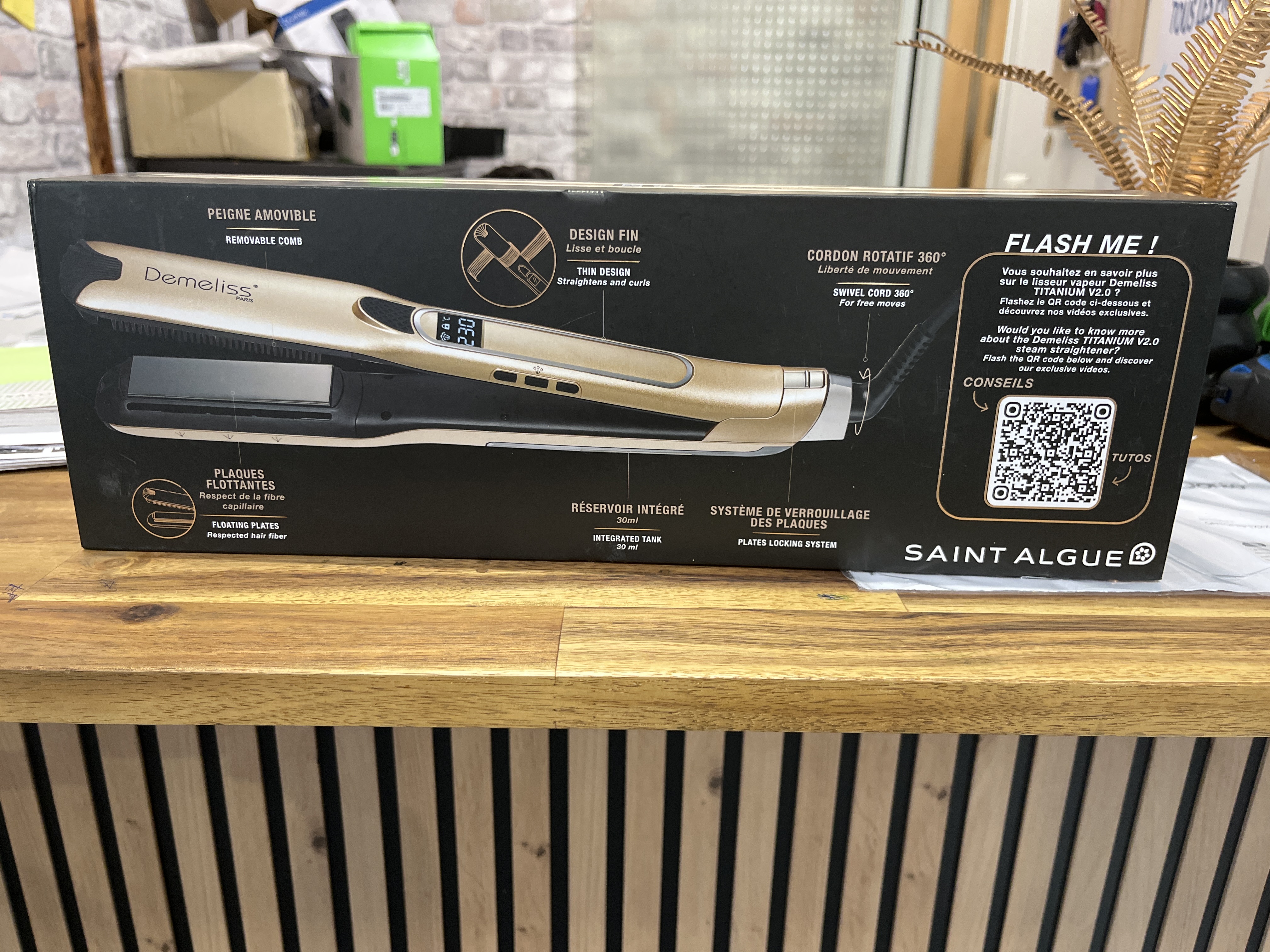 Demeliss Lisseur VAPEUR TITANIUM V2