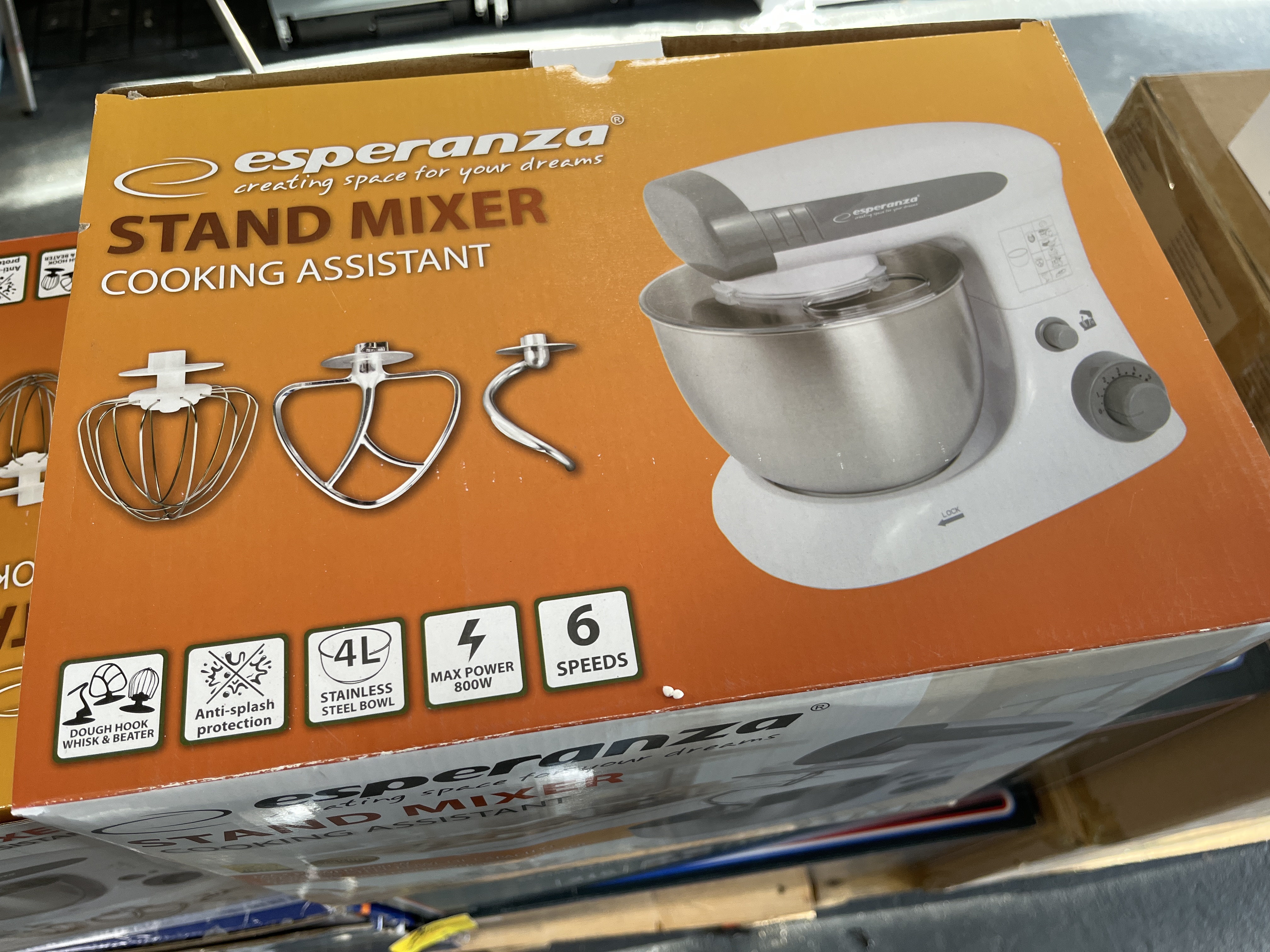 Esperanza EKM024 mixer Stand mixer Gris