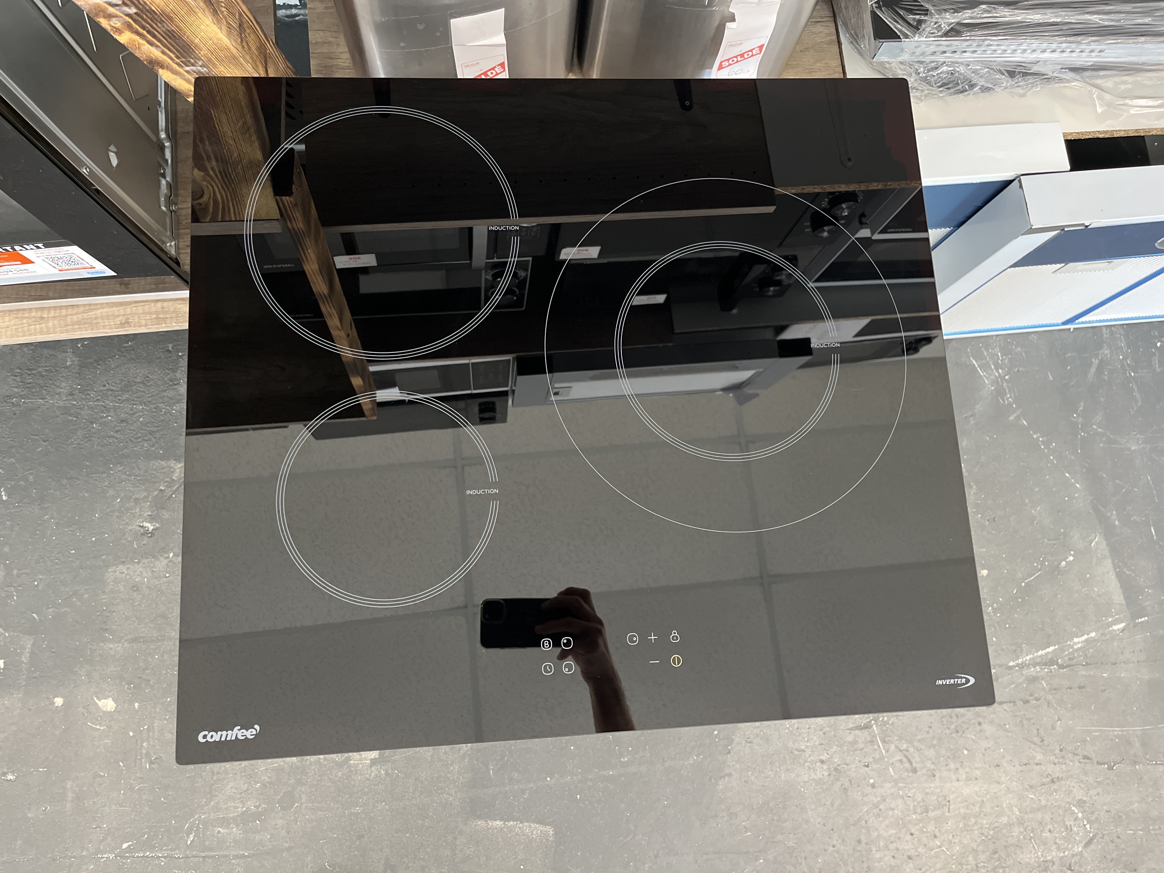 COMFEE PLAQUE DE CUISSON INDUCTION 3 FOYERS