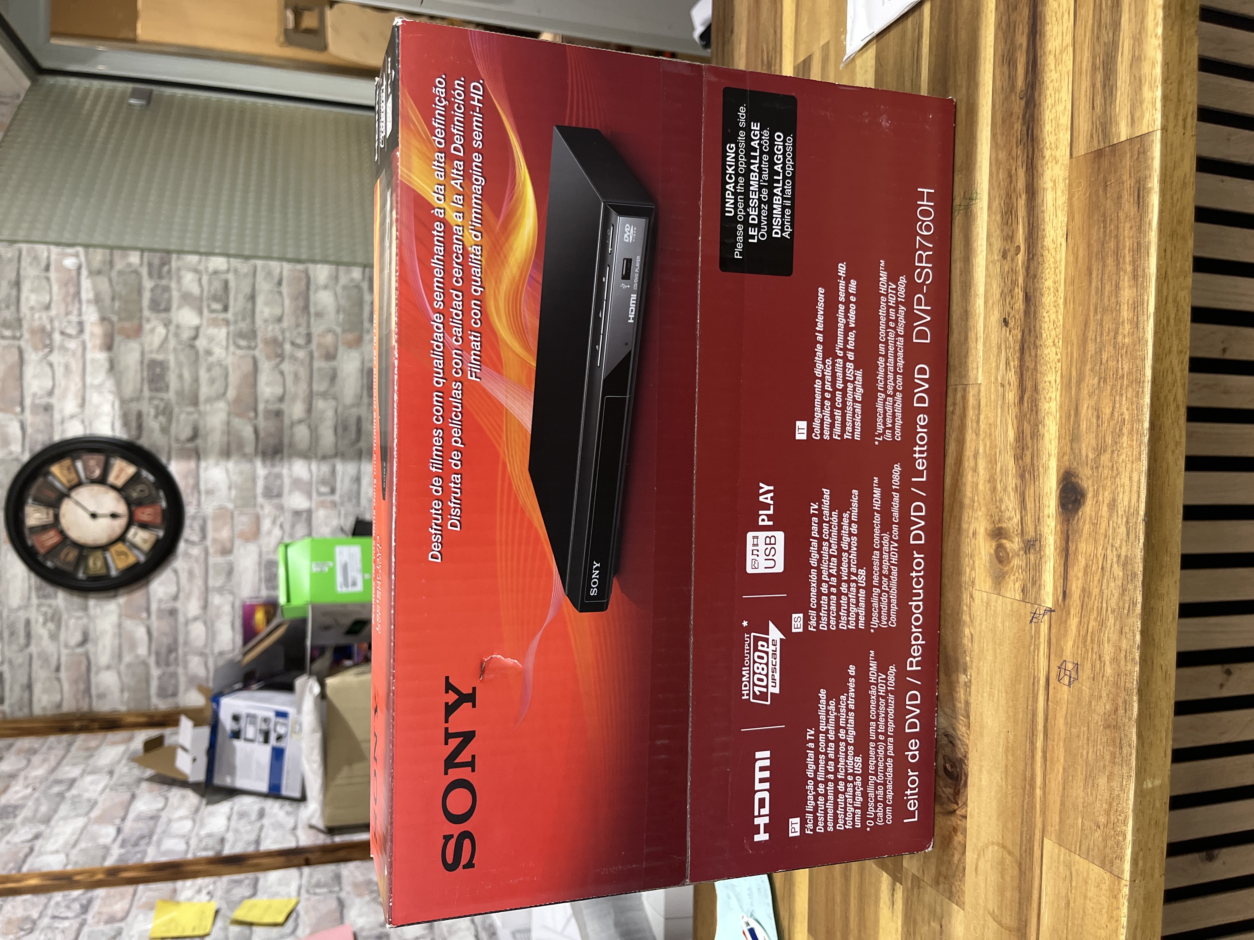 Lecteur DVD Sony sr760h