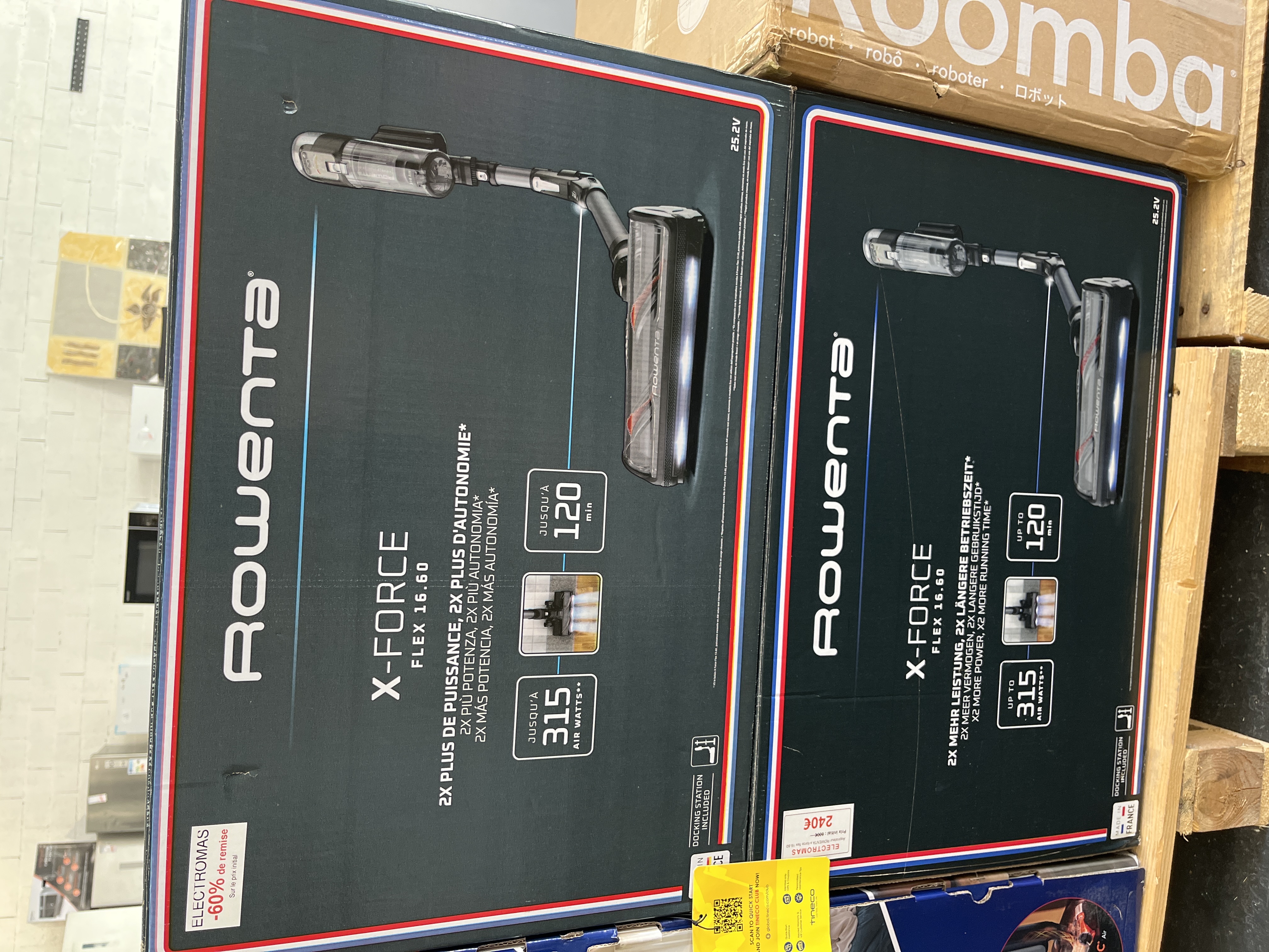 Aspirateur rowenta x force flex 16.60