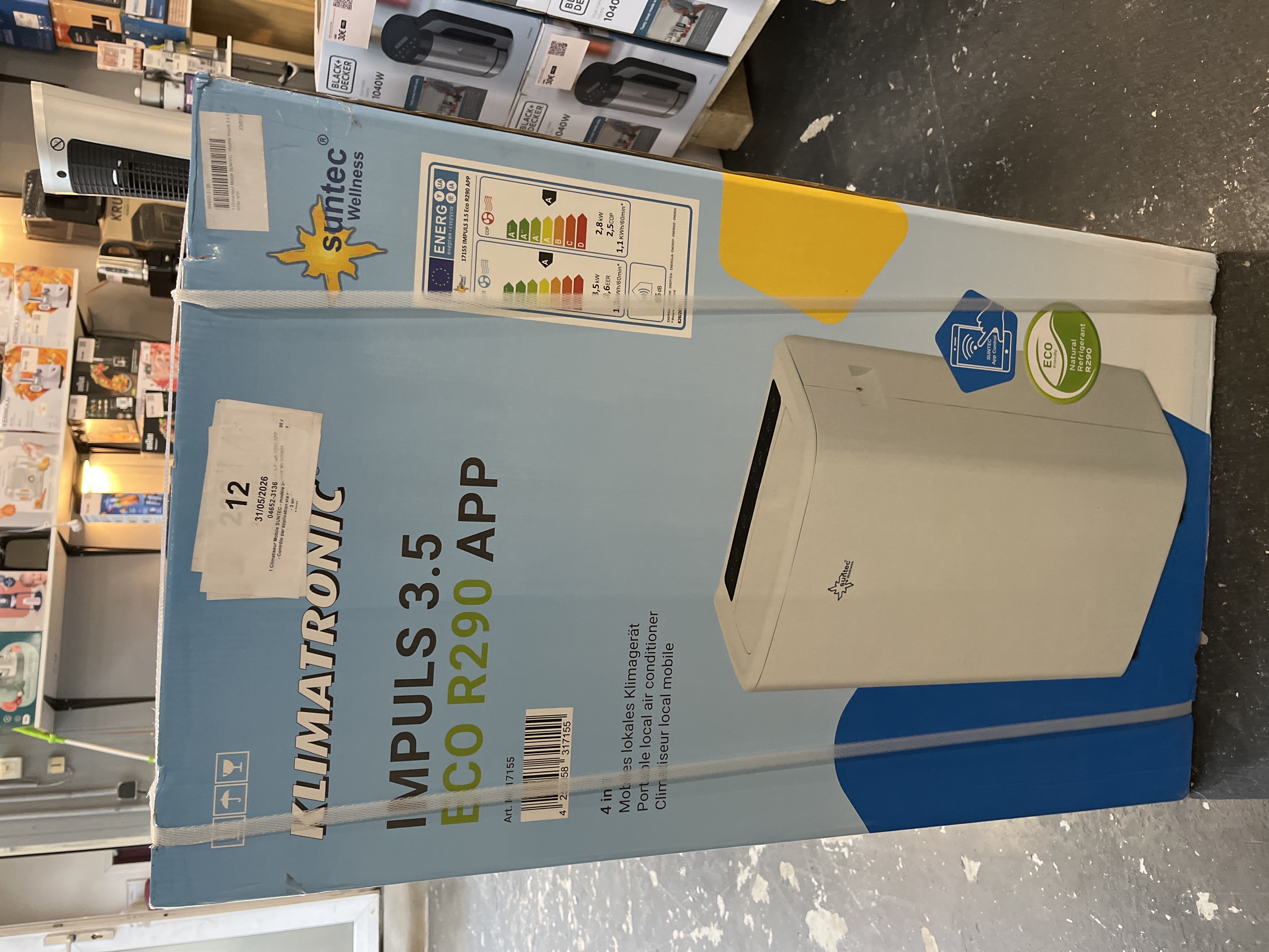 Climatiseur suntec impuls 3,5 ÉCO R290 app
