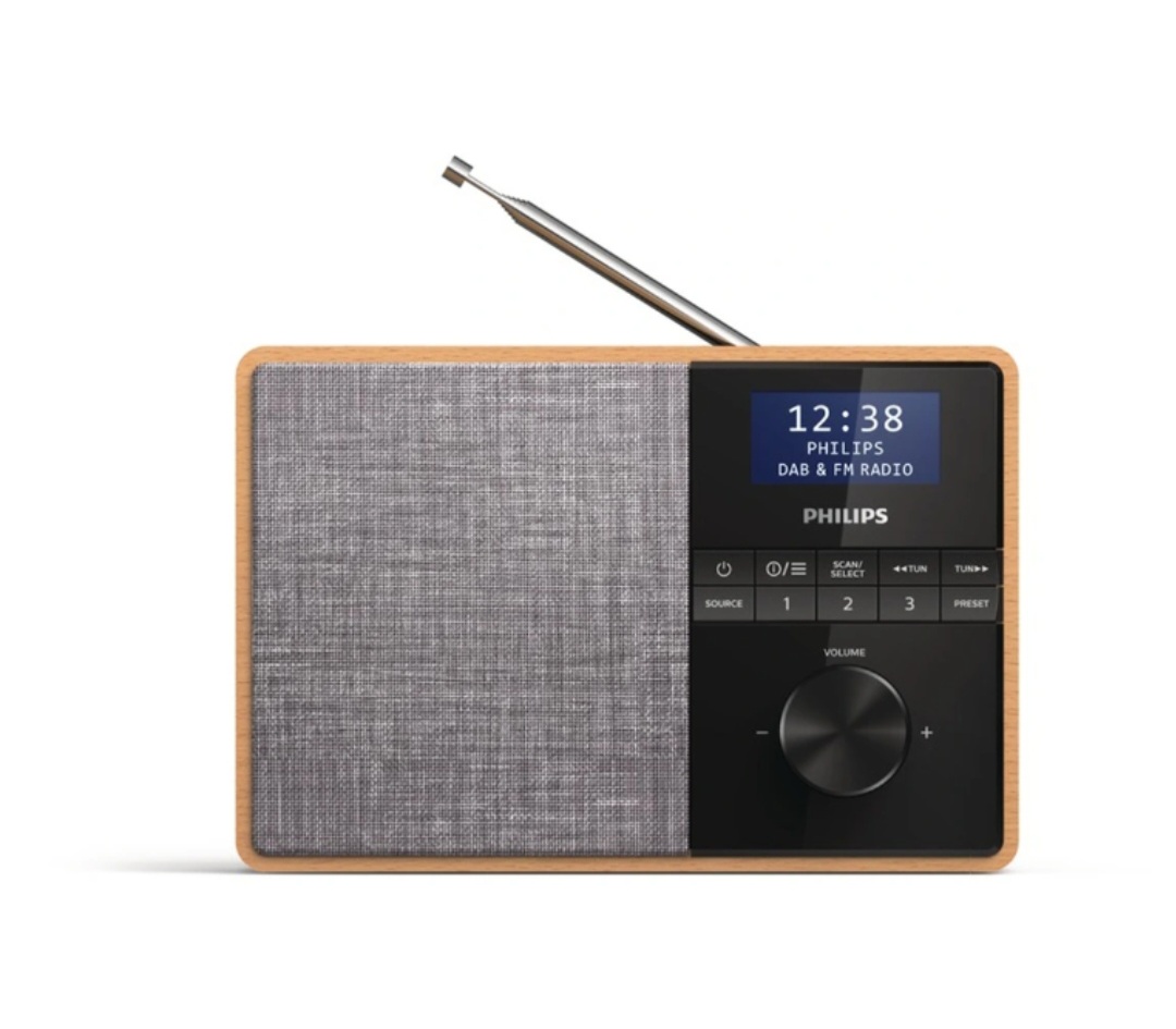 Philips Dab+Radio Portable Bluetooth Marron