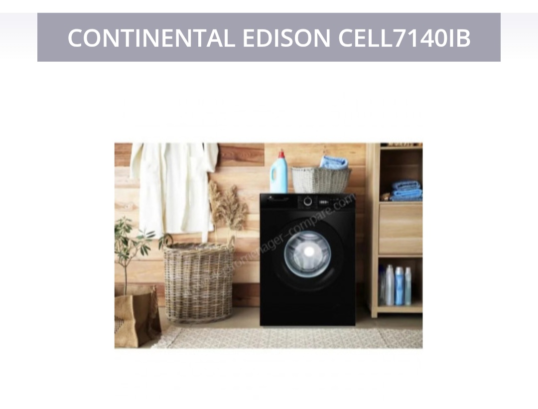 Continental Edison CELL7140IB Lave-linge 7kg