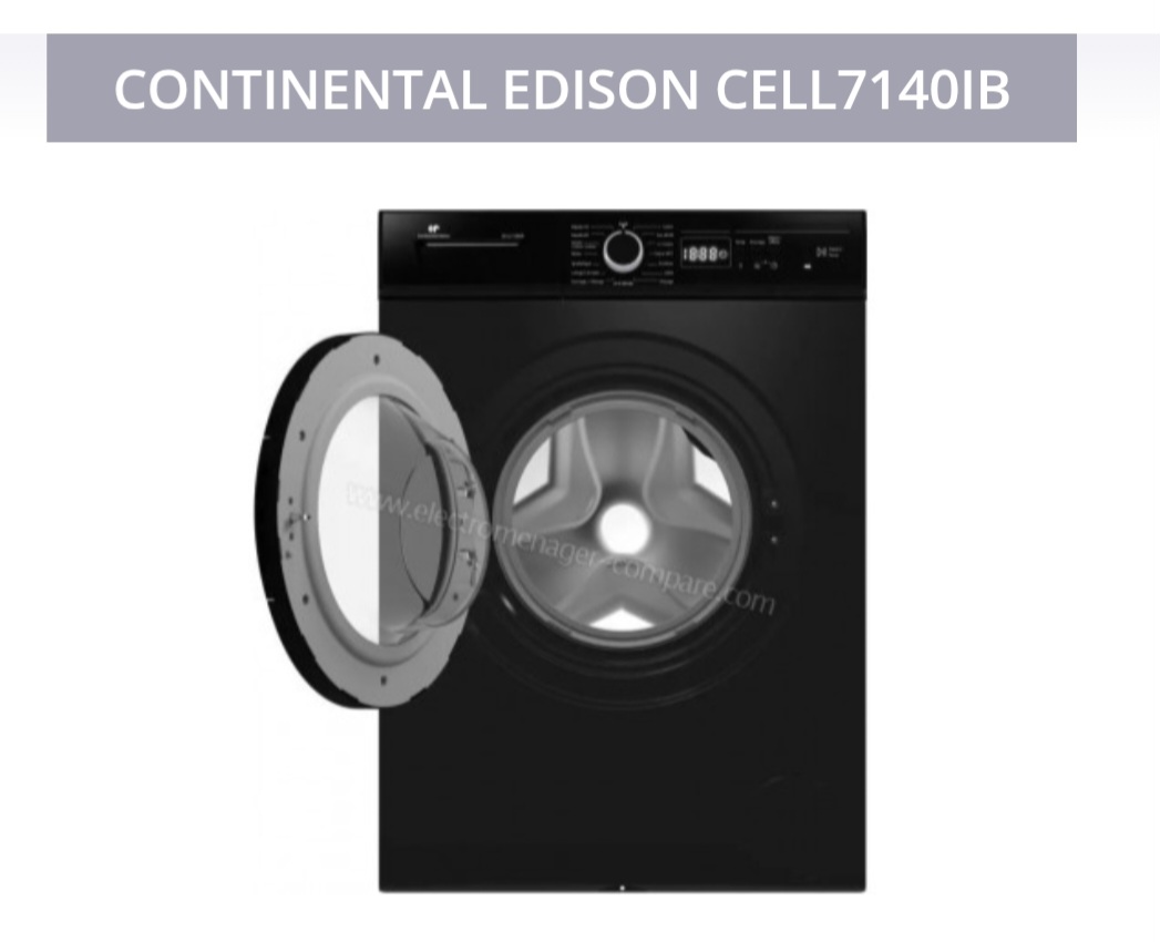 Continental Edison CELL7140IB Lave-linge 7kg