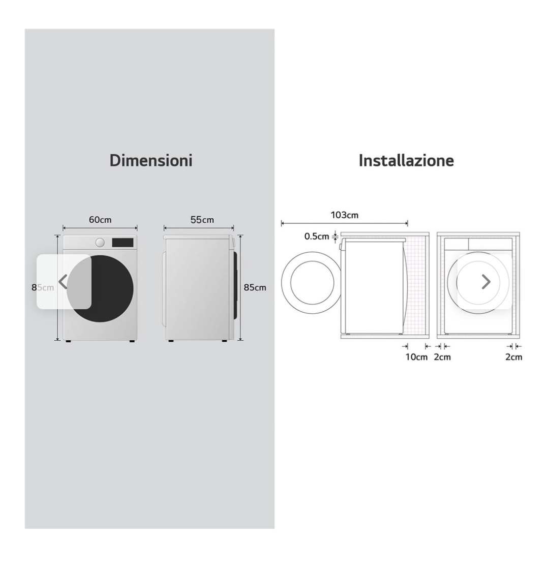 LG F4NX1009NWB Série X1 - Lave-linge 9kg