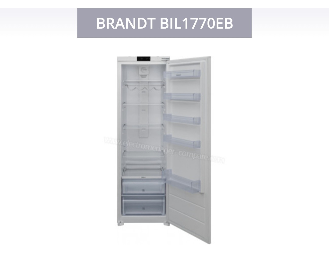 BRANDT Réfrigérateur BIL1770EB