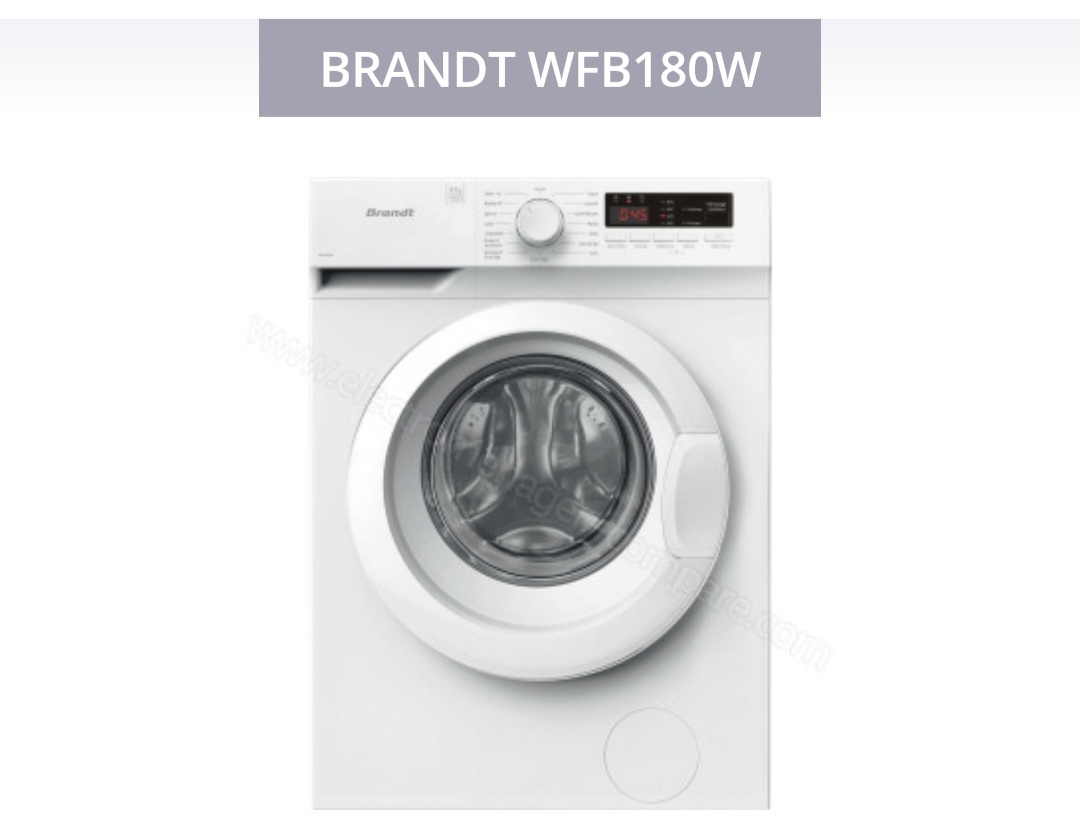 Brandt WFB180W Lave-Linge 8kg 1400 tours