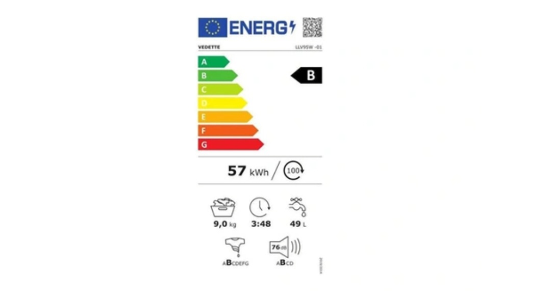Vedette LLV95W Lave-linge
