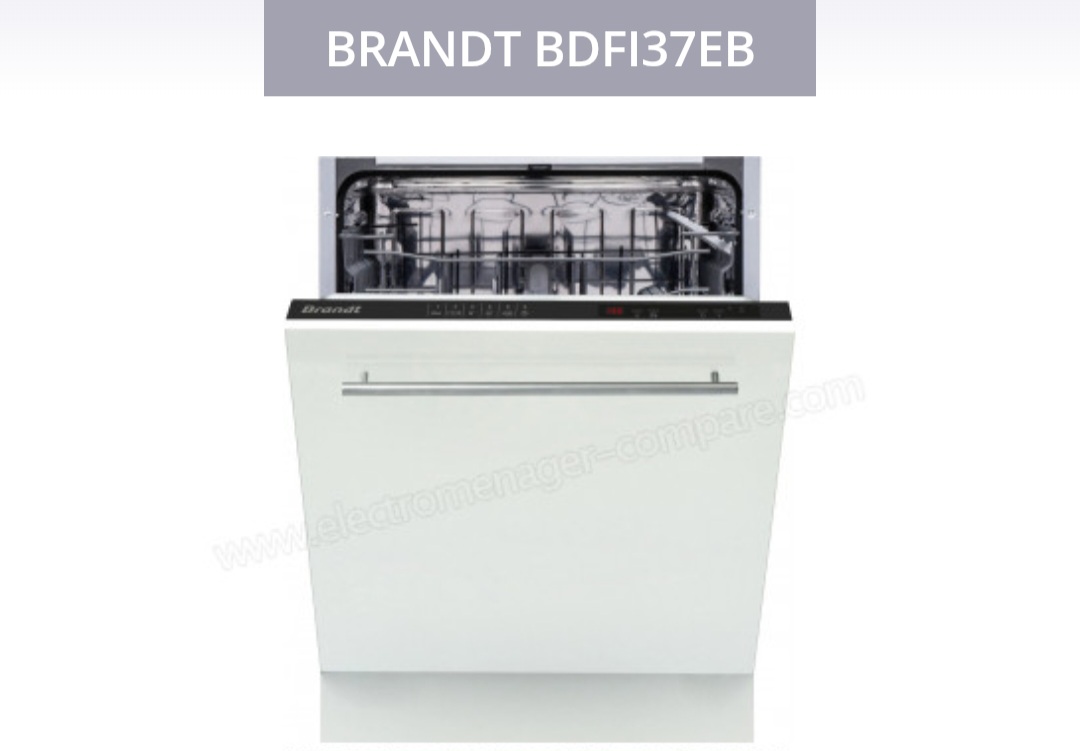 BRANDT lave vaisselle encastrable BDFI37EB