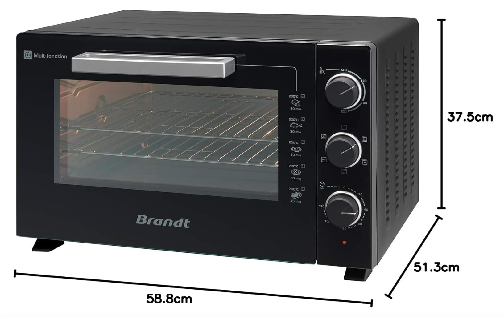 Brandt FC609MUB - Mini Four Compact 60L