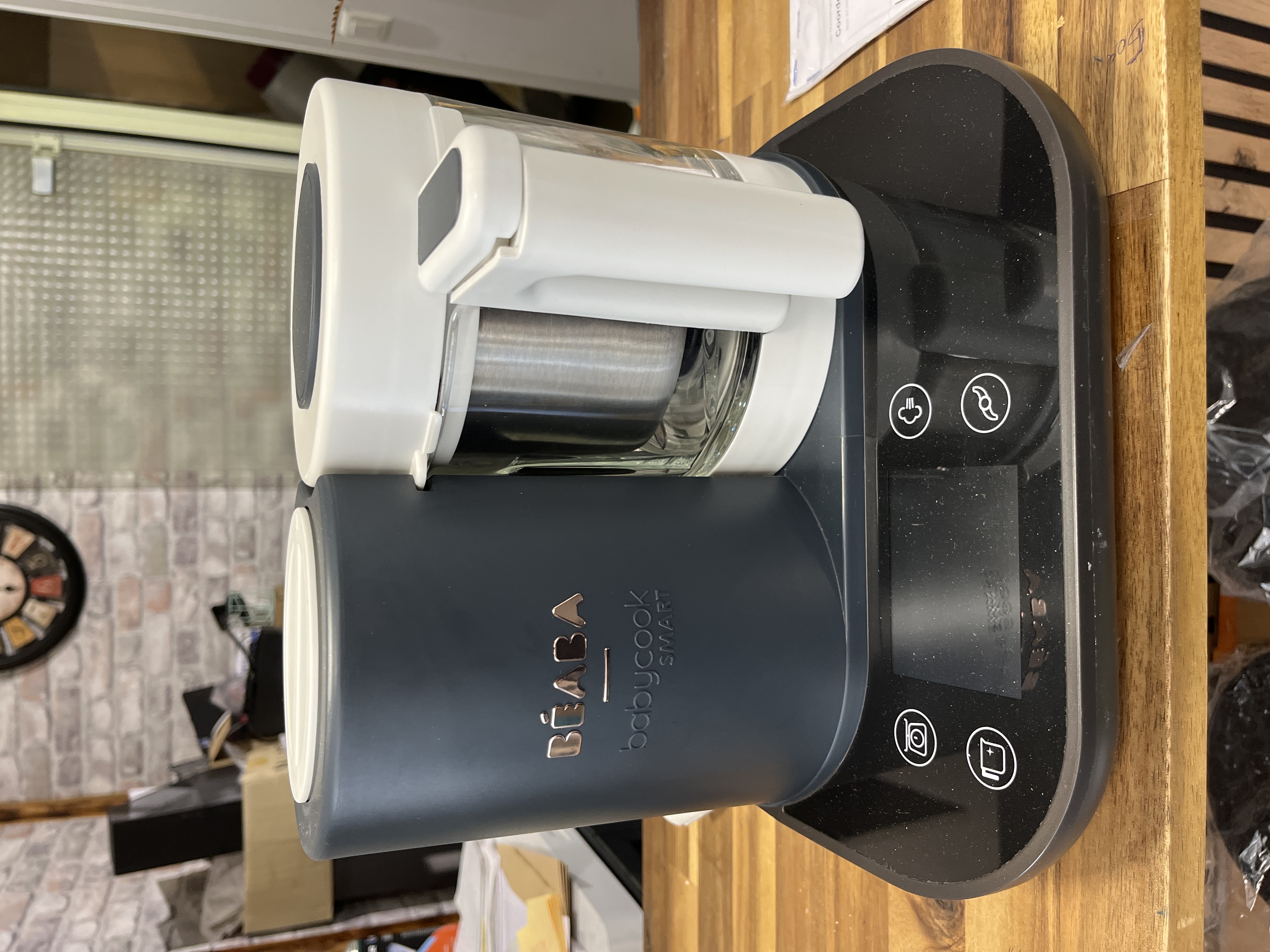 BEABA  robot préparation bébé BABYCOOK SMART - GRIS ANTHRACITE