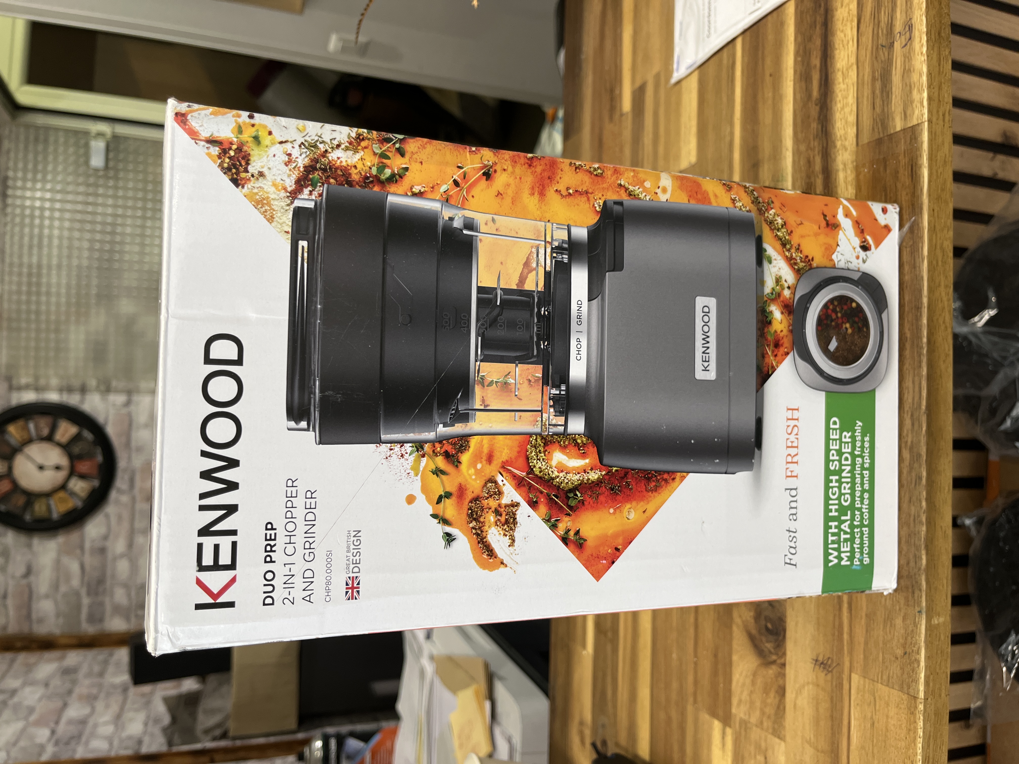 Hachoir KENWOOD DUO PREP 2-IN-1 CHP80.000SI