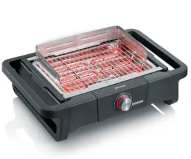 SEVERIN PG8123 Barbecue de table Style Evo 2500W - 0° a 350°C en 10
