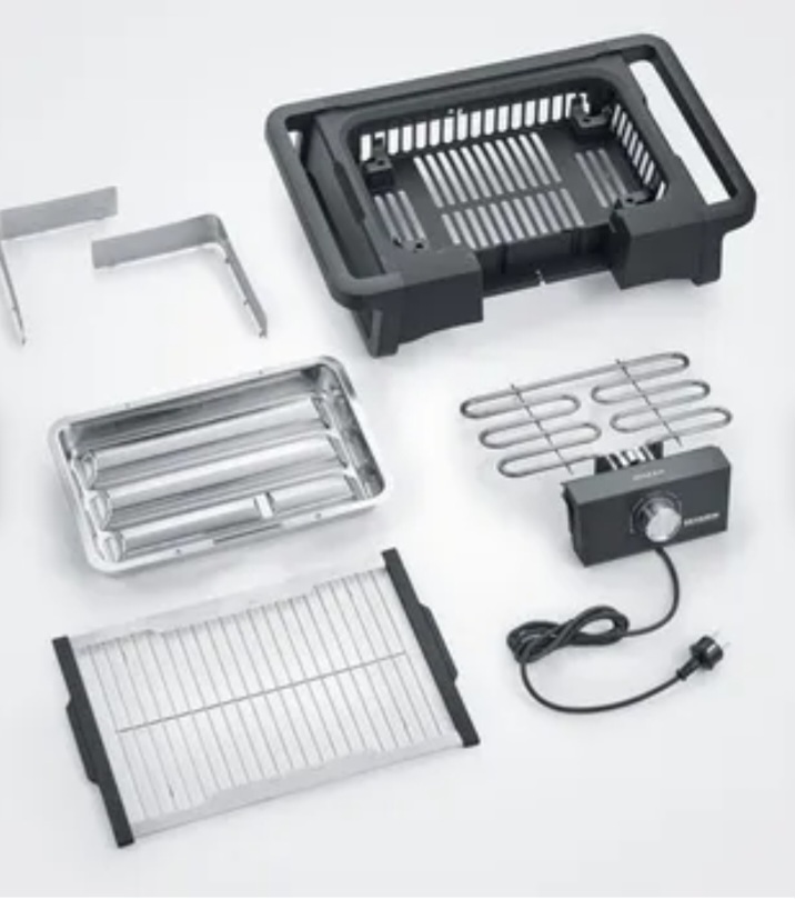 SEVERIN PG8123 Barbecue de table Style Evo 2500W - 0° a 350°C en 10