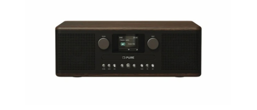 Pure Chaine HiFi  Lecteur CD stereo Bluetooth Radio Classic C-D6 noir cafe