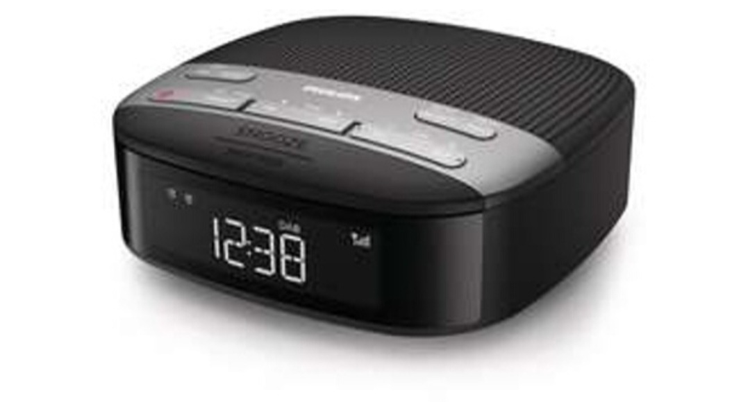 Philips Radio-réveil Philips TAR3505 double alarme Noir