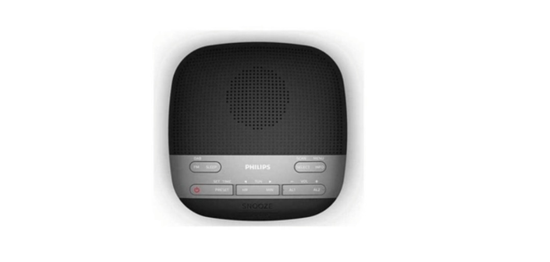 Philips Radio-réveil Philips TAR3505 double alarme Noir