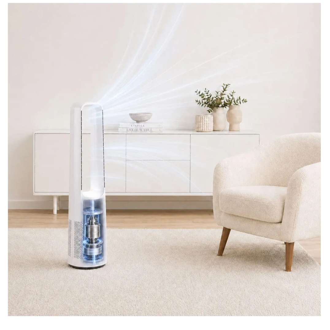 Taurus Babel Endless Ventilateur Colonne Sans Pales 12 Vitesses