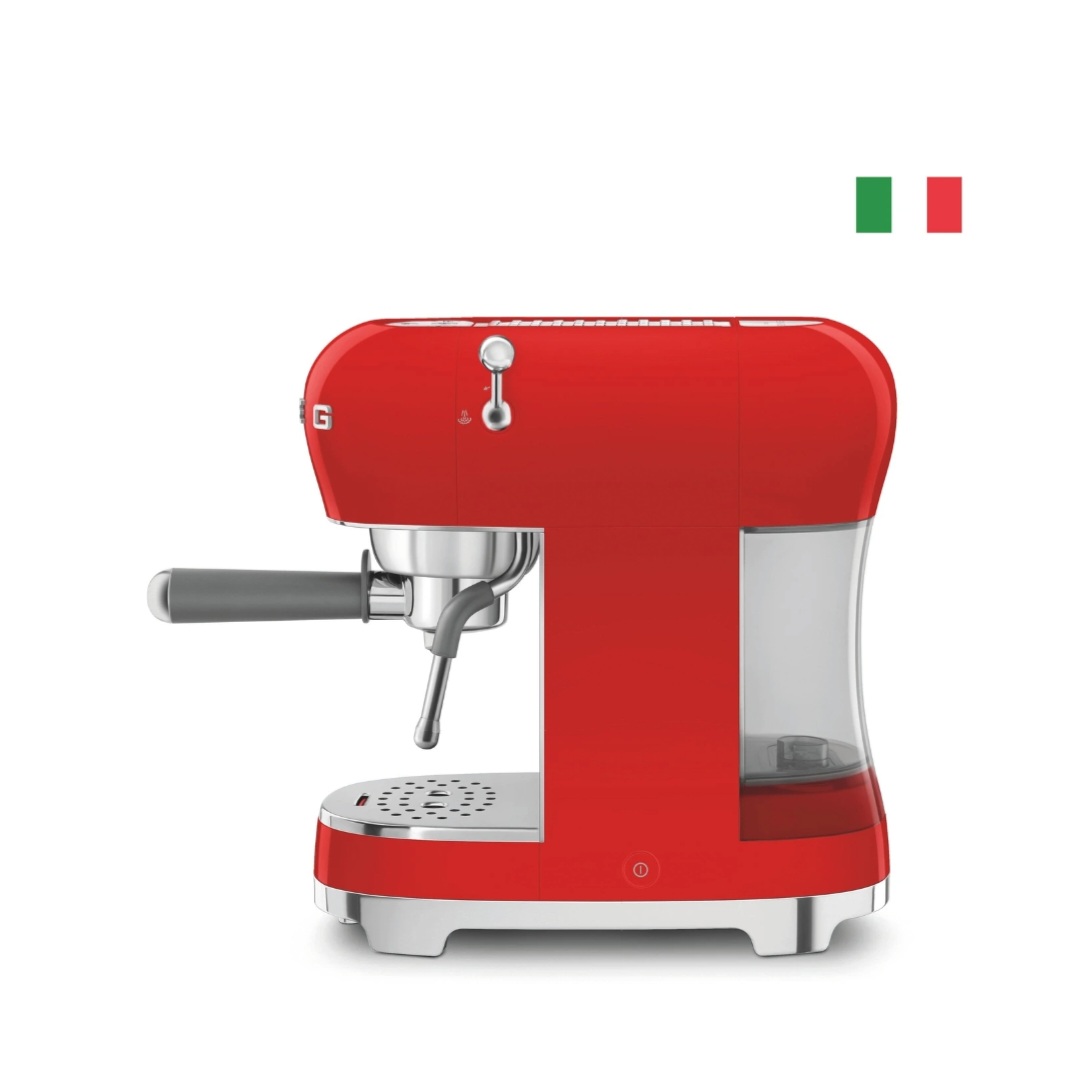 Smeg ECF02RDEU Machine à expresso rouge