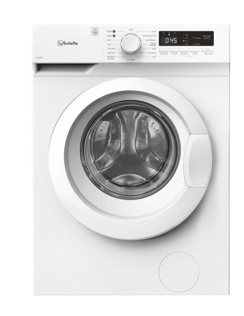 Vedette LFVQ393W lave linge 9kg