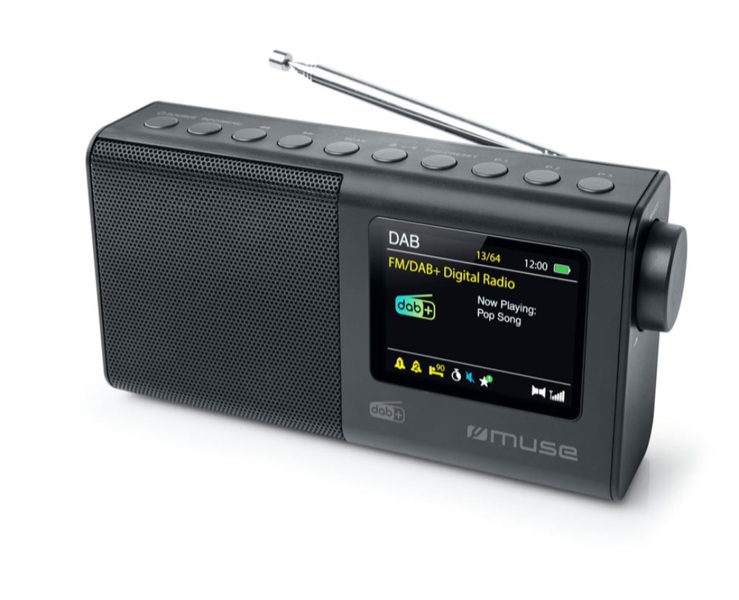 Muse Radio portable M-117 DB DAB/DAB+/FM Noir