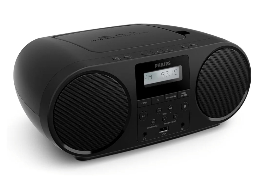 Philips TAZ5000 Lecteur de CD/Radio FM Tout-en-Un, Bluetooth 5.4