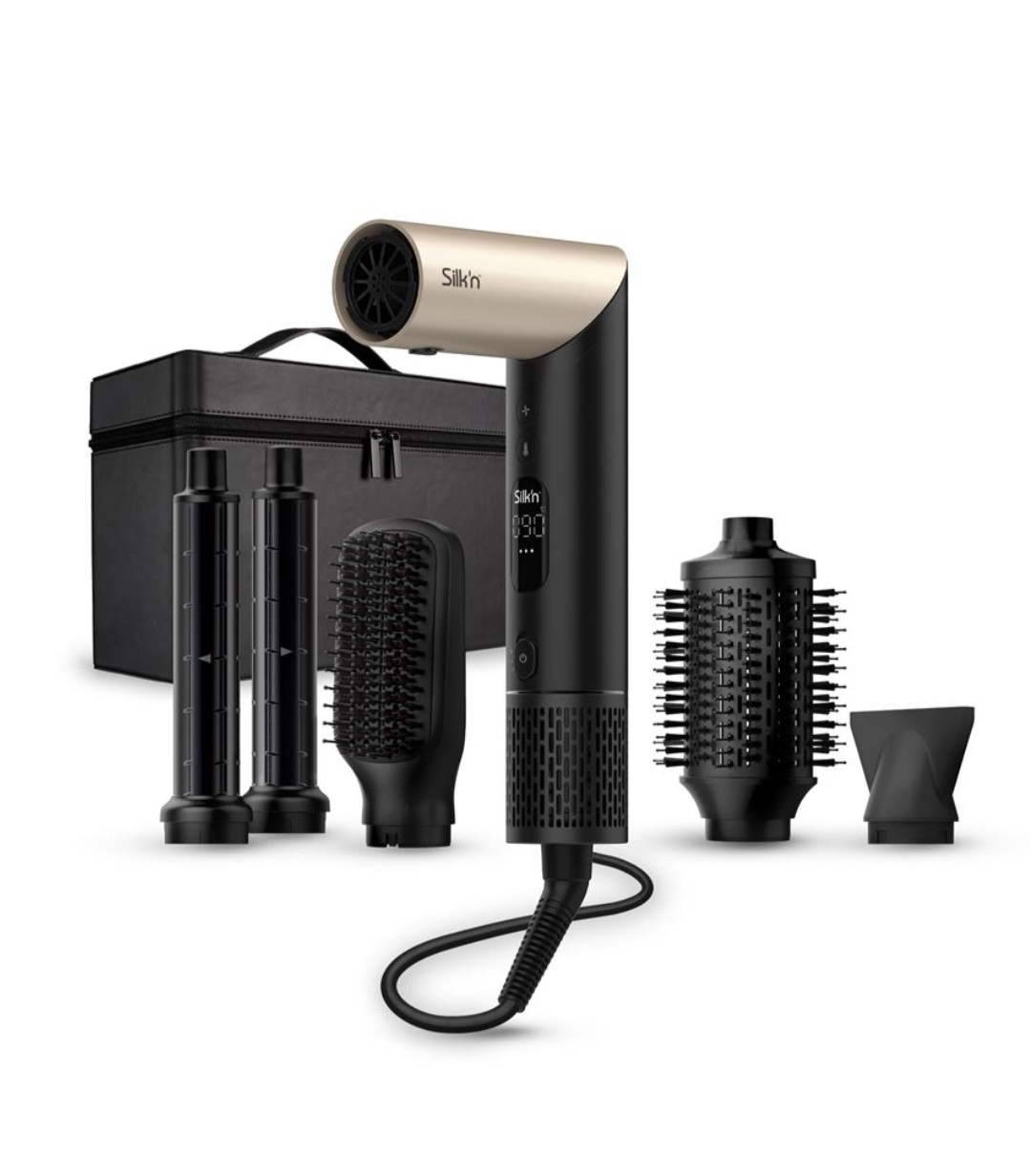 Slik Brosse coiffante multi-styler tout-en-1 Silk'n 1300 W Noir et doré