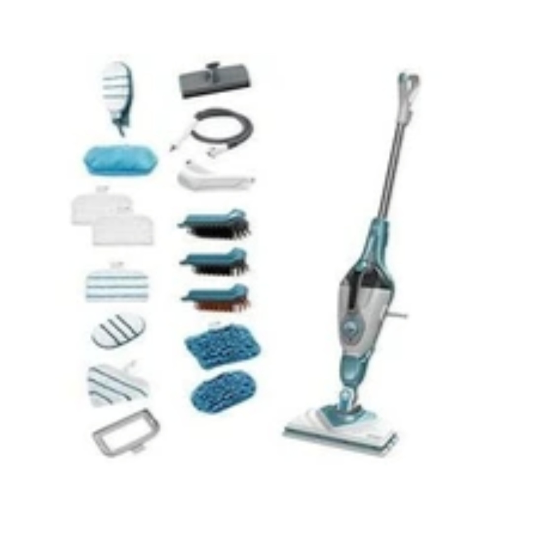 Black+decker nettoyeur vapeur balai vapeur avec nettoyeur à main bhsm1615damqs 1600w réservoir 500 ml