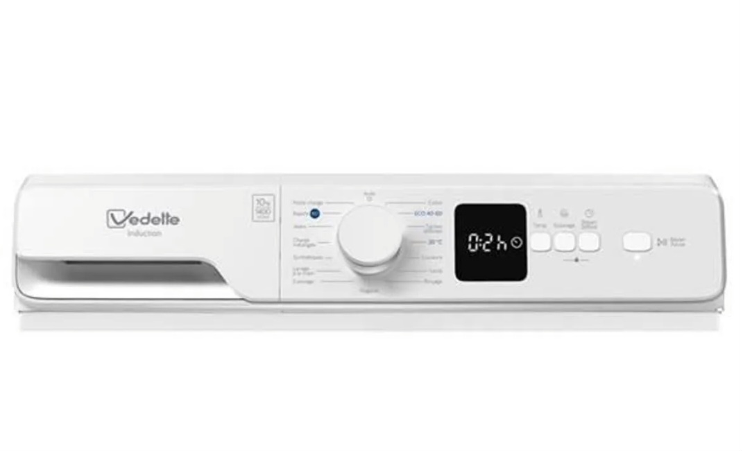 Vedette Lave-linge frontal 10kg 1400 tours/min blanc -LFV204QW