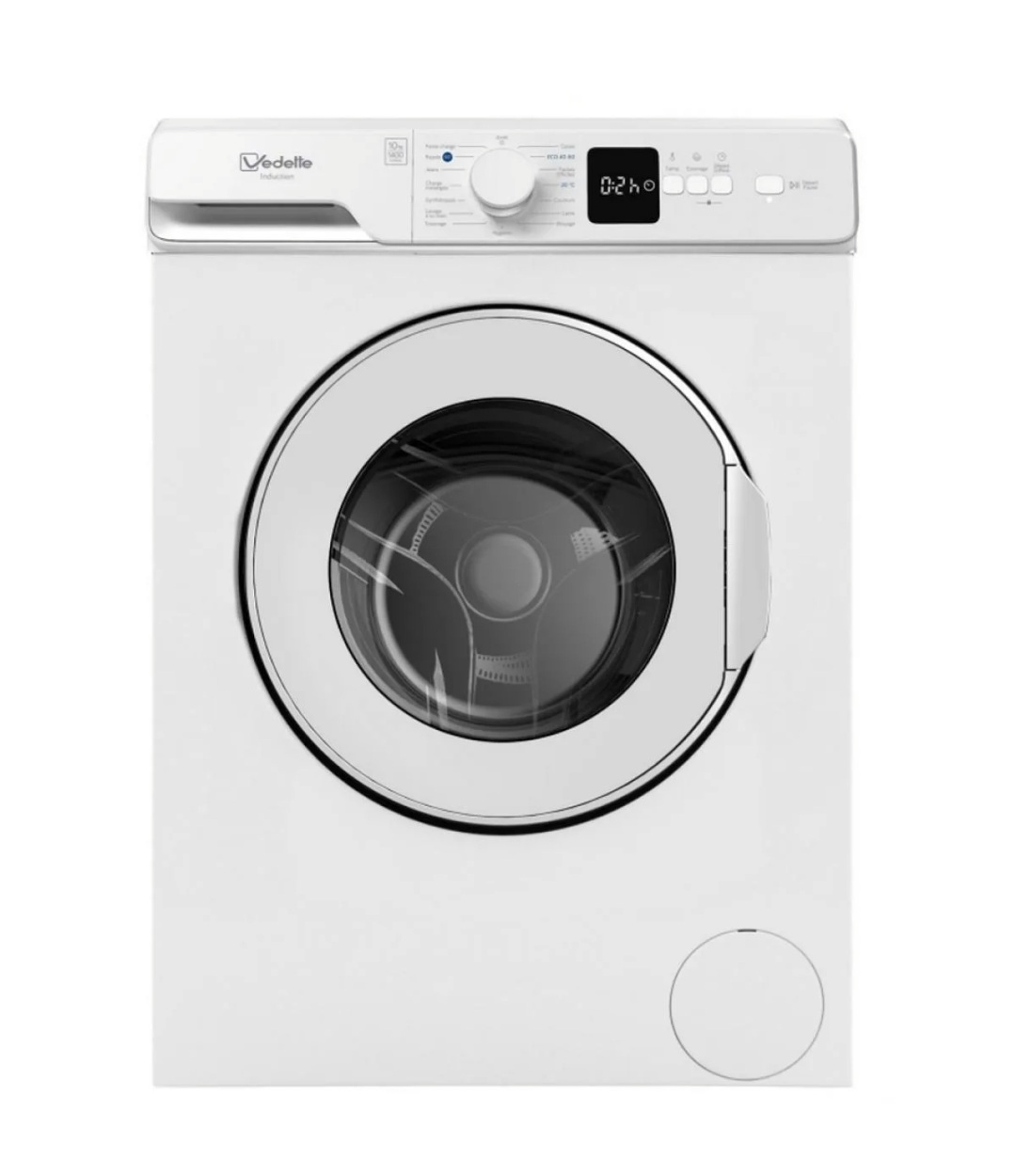 Vedette Lave-linge frontal 10kg 1400 tours/min blanc -LFV204QW
