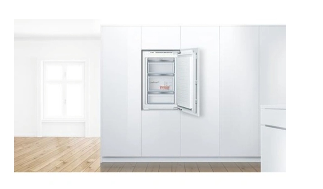 Bosch Congélateur armoire GIV21AFE0 - Congélateur - vertical - encastrable - niche - largeur : 56 cm - profondeur : 55 cm - hauteur : 88 cm - 96 litres - classe E